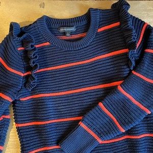Ruffle Shoulder Banana Republic Sweater